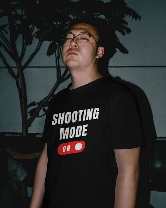 Shooting Mode: ON Black Archery T-Shirt | Premium Unisex Archery T-shirt India